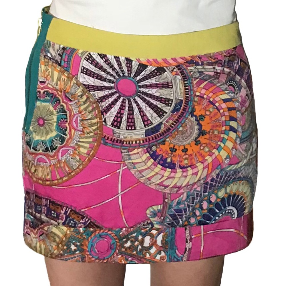 LiGALi | Medallion Pattern Mini Skirt